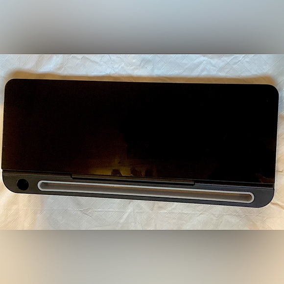 Dry Erase Computer Desk Pad- Desktop Glass Whiteboard with Organizer - Picture 6 of 6